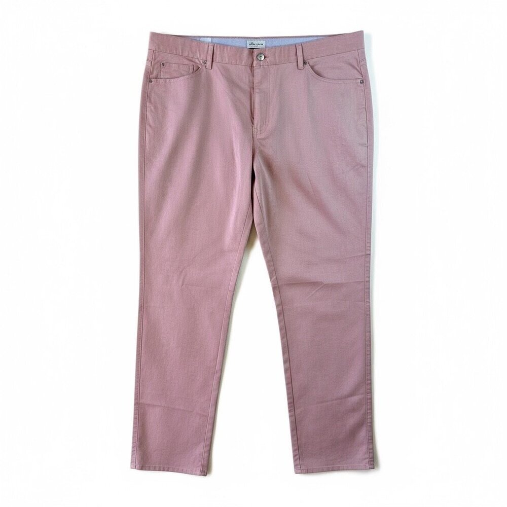 NWT Peter Millar Crown Comfort Twill Chino Pants – Pink Size 42 x 33 Casual Golf